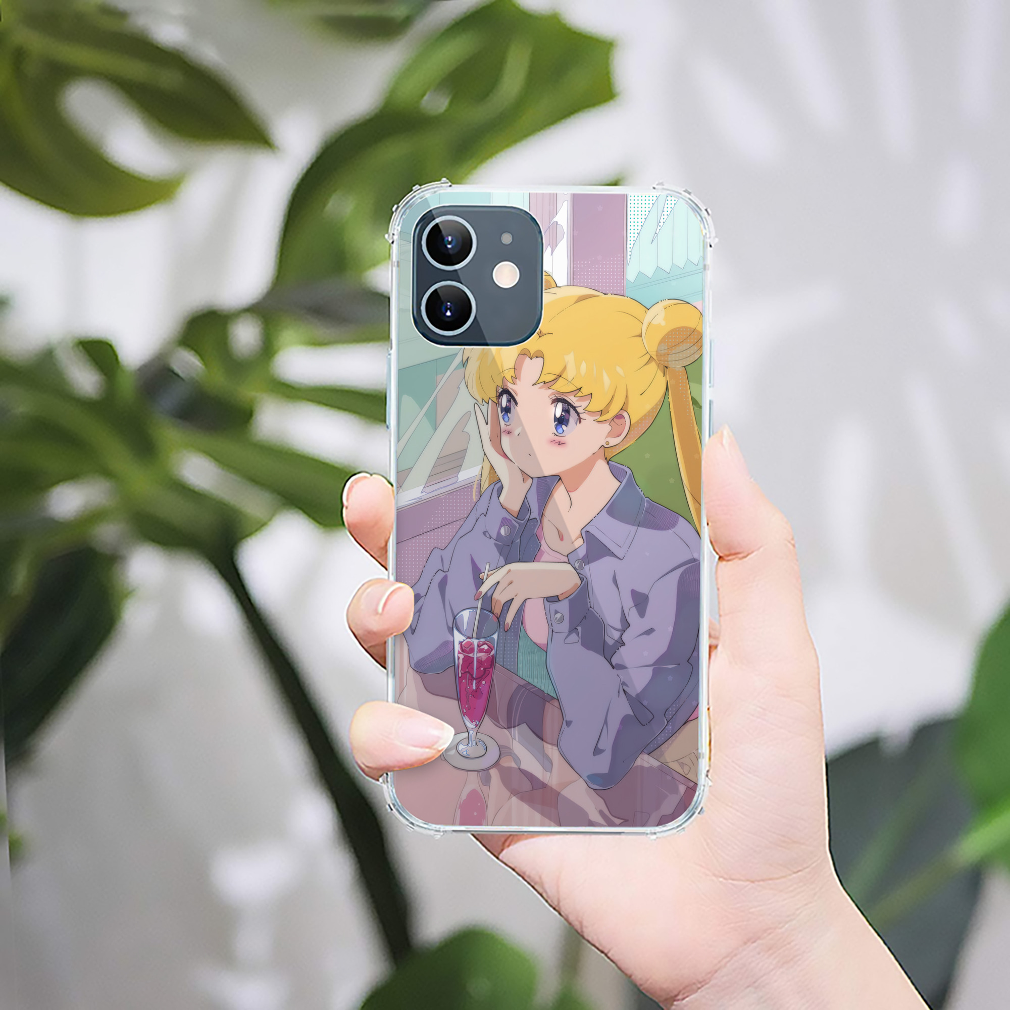 （画像用） 美少女戦士セーラームーン Sailor Moon 【iPhone 12シリーズ対応】透明スマホケース（クリアソフトケース）